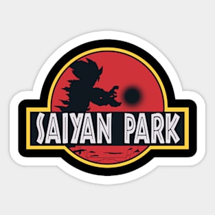 Saiyan Park Sticker